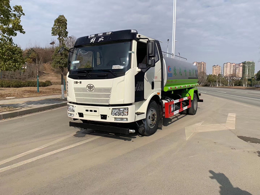 解放12噸灑水車-解放12方灑水車