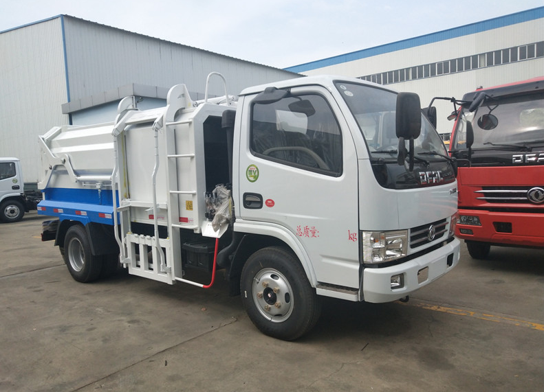 東風5方側裝壓縮式對接垃圾車-5方側裝壓縮式對接垃圾車 東風5方側裝壓縮式對接垃圾車-5方側裝壓縮式對接垃圾車