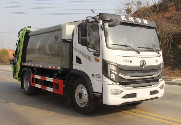 東風華神8方壓縮垃圾車-縱昂牌CLT5121ZYSEQ6型壓縮式垃圾車價格-湖北盈通 東風華神8方壓縮垃圾車-縱昂牌CLT5121ZYSEQ6型壓縮式垃圾車價格-湖北盈通