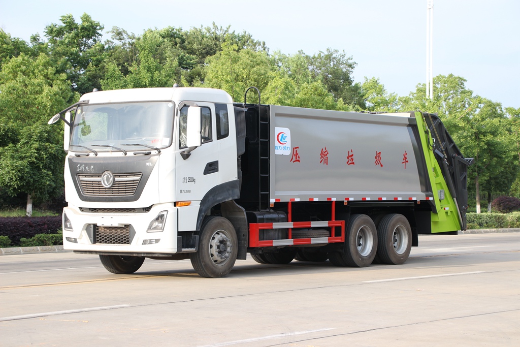 東風天龍后雙橋壓縮垃圾車